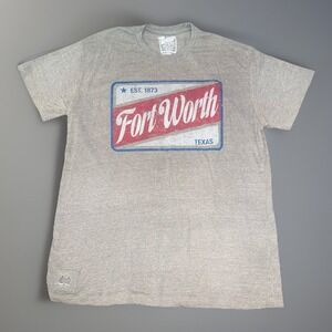 Fortworth Texas Bottle Opener Brew City Grey Shirt - Mens Size Large